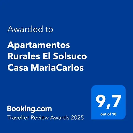Apartman Rurales El Solsuco Casa Mariacarlos
